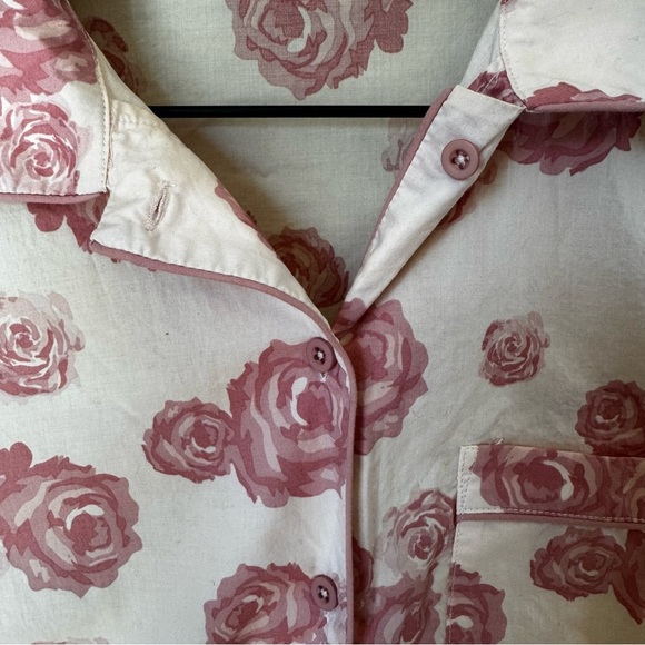 Gal Meets Glam Romantic Rose Pattern Long Sleeve Nightshirt Women’s Size XS - Picture 7 of 8